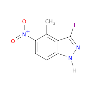 3-Iodo-4-methyl-5-nitro 1H-Indazole