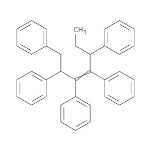 Benzene, 1,1',1'',1''',1''''-(1-ethyl-2-pentene-1,2,3,4,5-pentayl)pentakis-