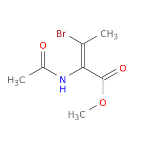 甲基(2z)-2-(乙酰氨基)-3-溴-2-丁酸盐