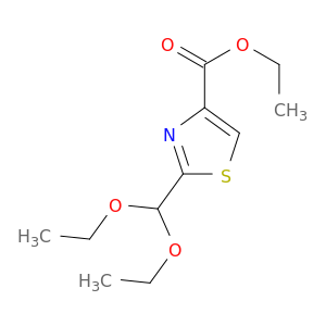 乙基2-(二乙氧基甲基)-4-噻唑羧酸盐