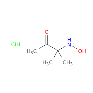 2-Butanone, 3-(hydroxyamino)-3-methyl-, hydrochloride
