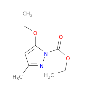 1H-Pyrazole-1-carboxylic acid, 5-ethoxy-3-methyl-, ethyl ester