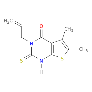 3-丙烯基-5,6-二甲基-2-硫基-2,3-二氢噻吩并[2,3-D]吡啶-4(1H)-酮