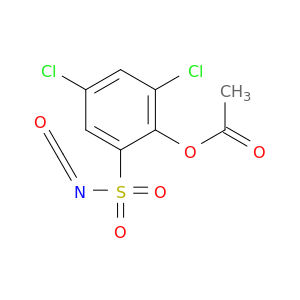 Benzenesulfonyl isocyanate, 2-(acetyloxy)-3,5-dichloro-