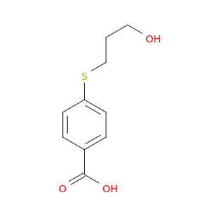 4-[(3-hydroxypropyl)sulfanyl]benzoic Acid