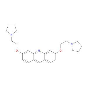 Acridine, 3,6-bis[2-(1-pyrrolidinyl)ethoxy]-