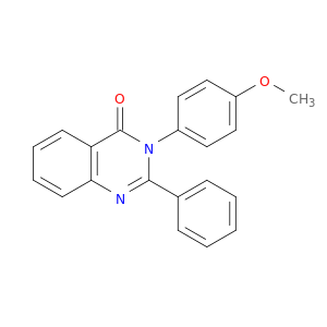 4(3H)-Quinazolinone, 3-(4-methoxyphenyl)-2-phenyl-