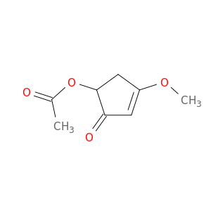 2-Cyclopenten-1-one, 5-(acetyloxy)-3-methoxy-