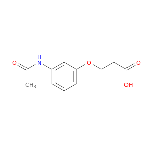 Propanoic acid,3-[3-(acetylamino)phenoxy]-