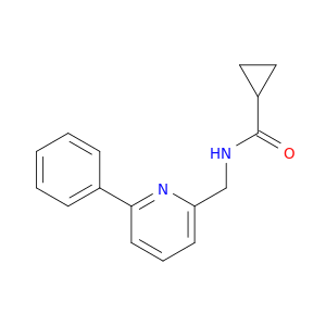 Cyclopropanecarboxamide, N-[(6-phenyl-2-pyridinyl)methyl]-