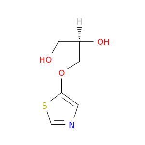 1,2-Propanediol, 3-(5-thiazolyloxy)-, (2R)-
