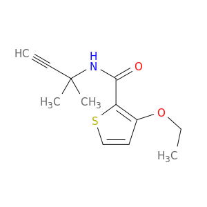 2-Thiophenecarboxamide, N-(1,1-dimethyl-2-propyn-1-yl)-3-ethoxy-