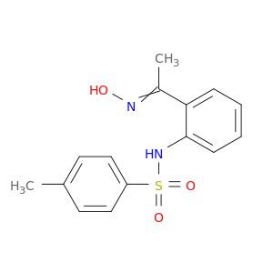 Benzenesulfonamide, N-[2-[1-(hydroxyimino)ethyl]phenyl]-4-methyl-