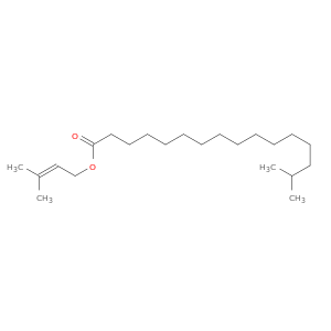 Hexadecanoic acid, 15-methyl-, 3-methyl-2-butenyl ester