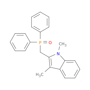 1H-Indole, 2-[(diphenylphosphinyl)methyl]-1,3-dimethyl-