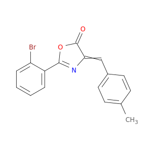 5(4H)-Oxazolone, 2-(2-bromophenyl)-4-[(4-methylphenyl)methylene]-