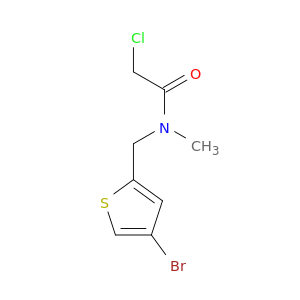 N-[(4-Bromothiophen-2-yl)methyl]-2-chloro-N-methylacetamide