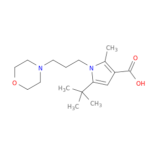 1H-Pyrrole-3-carboxylicacid, 5-(1,1-dimethylethyl)-2-methyl-1-[3-(4-morpholinyl)propyl]-