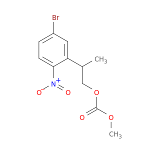 Carbonic acid, 2-(5-bromo-2-nitrophenyl)propyl methyl ester