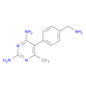 5-[4-(aminomethyl)phenyl]-6-methylpyrimidine-2,4-diamine