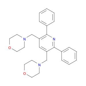 Morpholine, 4,4'-[(2,6-diphenyl-3,5-pyridinediyl)bis(methylene)]bis-