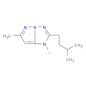1H-Pyrazolo[1,5-b][1,2,4]triazole, 6-methyl-2-(3-methylbutyl)-