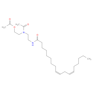 9,12-十八二酰胺,N-[2-乙酰基[2-(乙酰氧基)乙基]氨基]乙基]-,(Z,Z)-