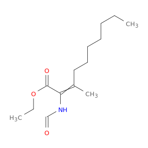 2-Decenoic acid, 2-(formylamino)-3-methyl-, ethyl ester