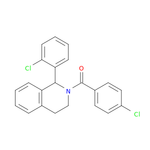 Isoquinoline, 2-(4-chlorobenzoyl)-1-(2-chlorophenyl)-1,2,3,4-tetrahydro-