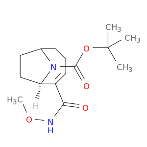 9-Azabicyclo[4.2.1]non-2-ene-9-carboxylicacid, 2-[(methoxyamino)carbonyl]-, 1,1-dimethylethyl ester, (1R)- (9CI)