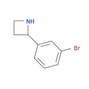 2-(3-溴苯基)氮杂环丁烷