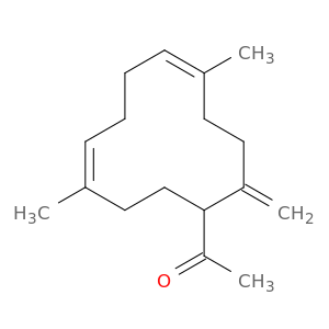 Ethanone, 1-(4,9-dimethyl-12-methylene-4,8-cyclododecadien-1-yl)-