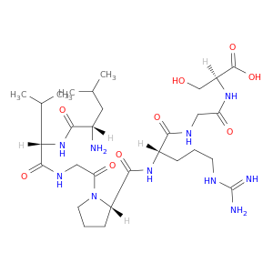 L-Serine, L-leucyl-L-valylglycyl-L-prolyl-L-arginylglycyl-