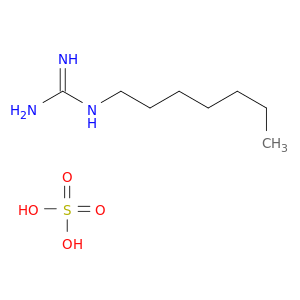 Guanidine, heptyl-, sulfate