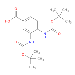3,4-双((叔丁氧基羰基)氨基)苯甲酸