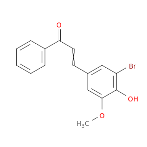 2-Propen-1-one, 3-(3-bromo-4-hydroxy-5-methoxyphenyl)-1-phenyl-