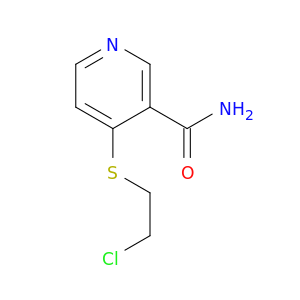 3-Pyridinecarboxamide,4-[(2-chloroethyl)thio]-