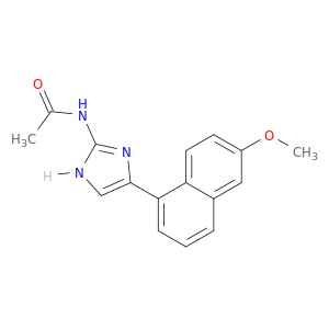 Acetamide, N-[4-(6-methoxy-1-naphthalenyl)-1H-imidazol-2-yl]-