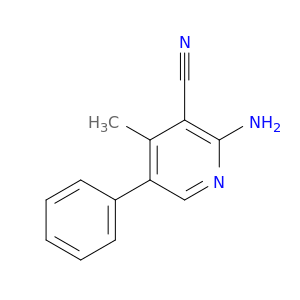 3-Pyridinecarbonitrile, 2-amino-4-methyl-5-phenyl-