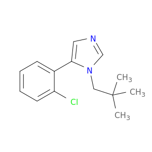 1H-Imidazole,5-(2-chlorophenyl)-1-(2,2-dimethylpropyl)-