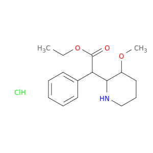 ethyl(3-methoxypiperidin-2-yl)(phenyl)acetate hydrochloride(1:1)