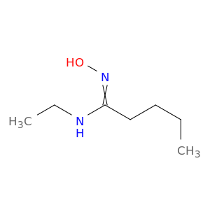 Pentanimidamide, N-ethyl-N'-hydroxy-