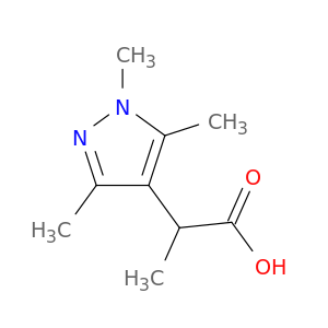 2-(Trimethyl-1H-pyrazol-4-yl)propanoic Acid