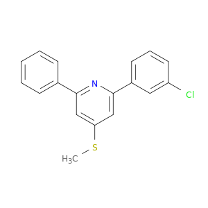 Pyridine,2-(3-chlorophenyl)-4-(methylthio)-6-phenyl-