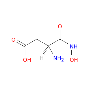 Butanoic acid, 3-amino-4-(hydroxyamino)-4-oxo-, (3S)-