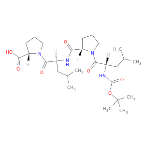 L-Proline, N-[(1,1-dimethylethoxy)carbonyl]-L-leucyl-L-prolyl-L-leucyl-