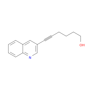 5-Hexyn-1-ol, 6-(3-quinolinyl)-