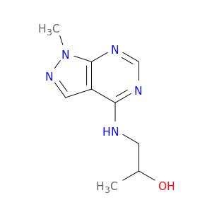 1-[(1-methyl-1h-pyrazolo[3,4-d]pyrimidin-4-yl)amino]propan-2-ol