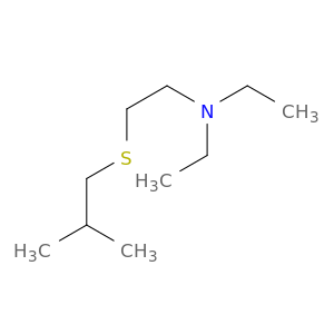 Ethanamine, N,N-diethyl-2-[(2-methylpropyl)thio]-