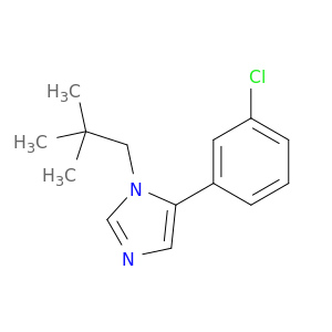 1H-Imidazole,5-(3-chlorophenyl)-1-(2,2-dimethylpropyl)-